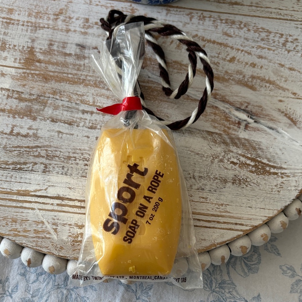 Vintage Twincraft Sport Soap on a Rope
